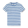 SIMWOOD New Men T shirt Fashion O-neck Short-sleeved Slim Fit Blue Striped T-SHIRT Man Top Tee Plus Size Free Shipping TD1034 - nexusfitness