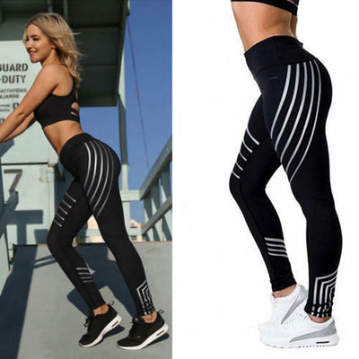 2018 Fashion Women Leggings Slim High Waist Elasticity Leggings Fitness Printing leggins  Breathable Woman Pants Leggings - nexusfitness