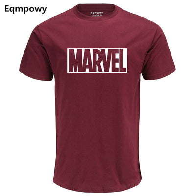 Eqmpowy 2018 New Fashion MARVEL t-Shirt men cotton short sleeves Casual male tshirt marvel t shirts men tops tees Free shipping - nexusfitness