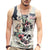 Mens Professional printing vest Brand singlets bodybuilding mens tank tops casual cotton Plus Big size XXL T-Shirt