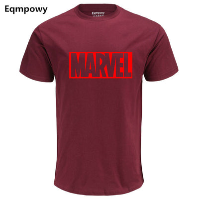 Eqmpowy 2018 New Fashion MARVEL t-Shirt men cotton short sleeves Casual male tshirt marvel t shirts men tops tees Free shipping - nexusfitness