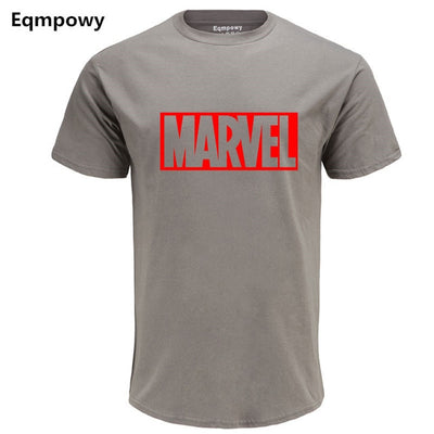 Eqmpowy 2018 New Fashion MARVEL t-Shirt men cotton short sleeves Casual male tshirt marvel t shirts men tops tees Free shipping - nexusfitness