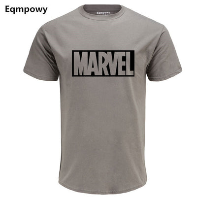 Eqmpowy 2018 New Fashion MARVEL t-Shirt men cotton short sleeves Casual male tshirt marvel t shirts men tops tees Free shipping - nexusfitness