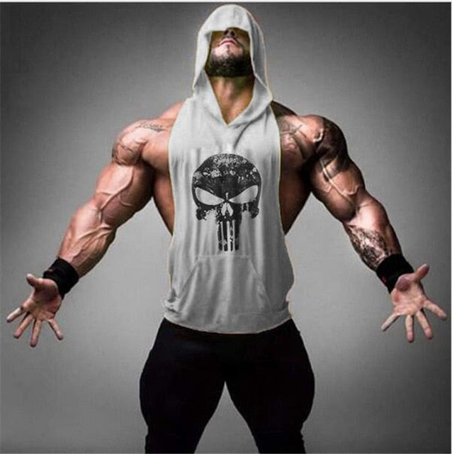 Men Gym Bodybuilding Stringer Tank Tops Workout Muscle Shirt
