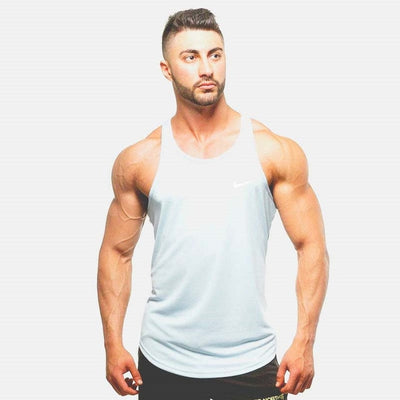 2018 fashion Golds gyms Brand singlet canotte bodybuilding stringer tank top men fitness T shirt muscle guys sleeveless vest - nexusfitness