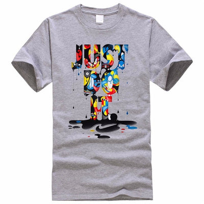 2018 New Fashion Just Do It T shirt Brand Clothing Hip Hop Letter Print Men T Shirt Short Sleeve Anime High Quality T-Shirt Men - nexusfitness