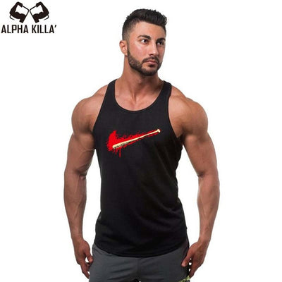2018 New Golds gyms Brand singlet canotte bodybuilding stringer tank top men fitness T shirt muscle guys sleeveless vest - nexusfitness