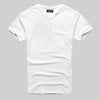 Tops Tees Short Sleeve t-shirt  men's brand fashion Slim Fit sexy V neck T shirt men 2018 New Mens Summer hot sale - nexusfitness