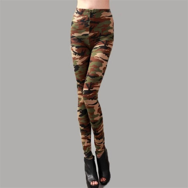 Leggings High Elastic Skinny Camouflage Legging  2018 Women Leggings  Camouflage - Leggings - Aliexpress