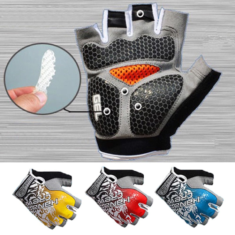 Men & Women's Sports 3D Gel Padded Anti-Slip Gloves Gym Fitness Weight -  nexusfitness