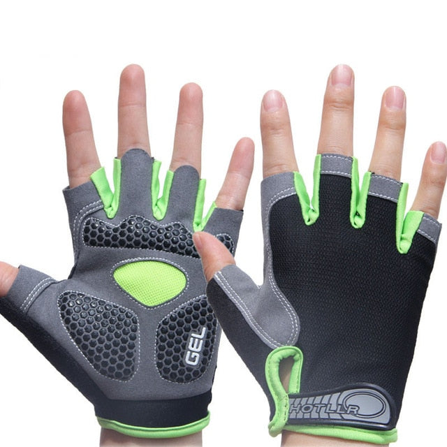 Half Finger Hand Gel Non Slip Yoga Glove, Glove for Yoga - China